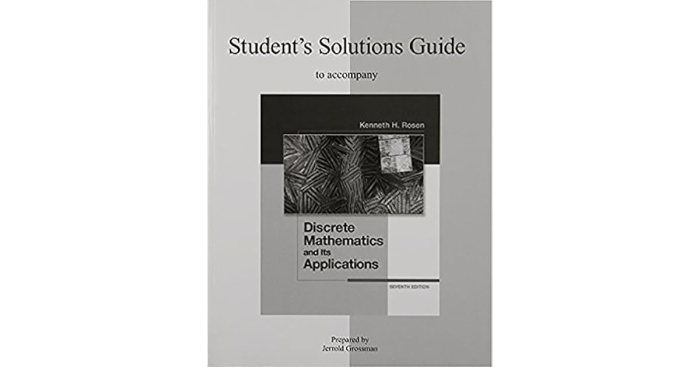 Discrete mathematics with applications 5th edition solutions