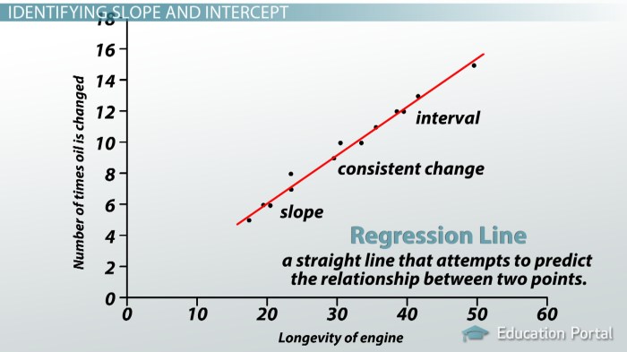 Interpreting slope and y intercept worksheet